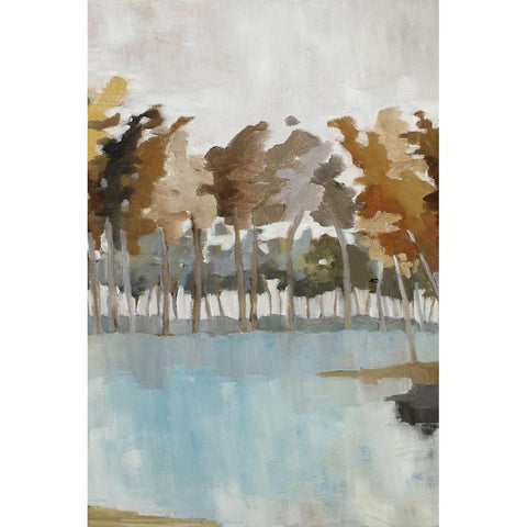 Wetlands II Gold Ornate Wood Framed Art Print with Double Matting by Ellens, Jacqueline