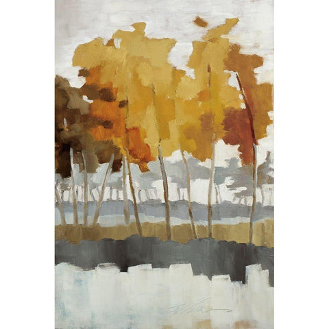 Wetlands III White Modern Wood Framed Art Print by Ellens, Jacqueline
