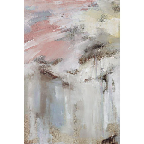 Spring Splash II Black Modern Wood Framed Art Print with Double Matting by Ellens, Jacqueline