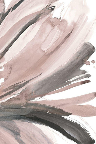 Pretty in Pink III Black Ornate Wood Framed Art Print with Double Matting by Meyers, Rebecca