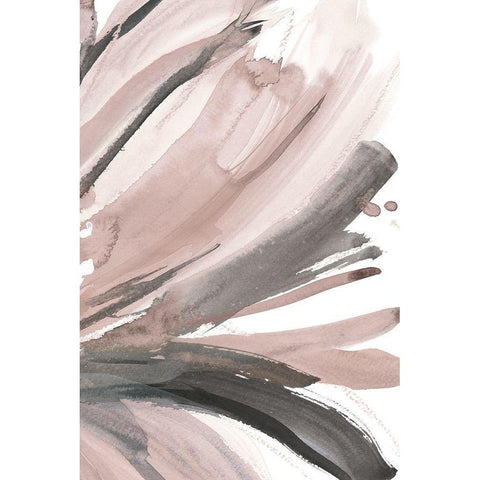 Pretty in Pink III White Modern Wood Framed Art Print by Meyers, Rebecca