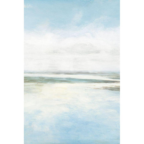 Low Tides II Black Modern Wood Framed Art Print with Double Matting by Davis, Rockwell