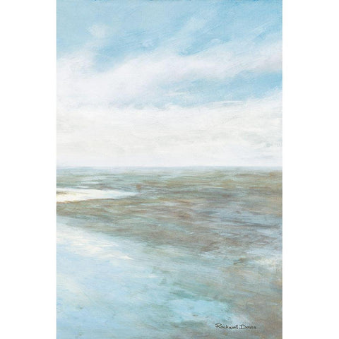 Low Tides III Black Modern Wood Framed Art Print with Double Matting by Davis, Rockwell