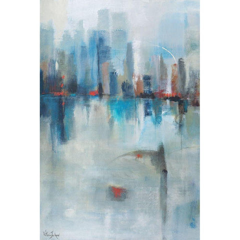 Panoramic Vision I White Modern Wood Framed Art Print by Jackson, Victoria