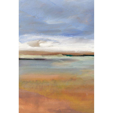 Quiet Moment I Black Modern Wood Framed Art Print with Double Matting by Lenker, Marlene