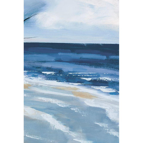 Pacific Breezes III Black Modern Wood Framed Art Print by Fitzsimmons, A.