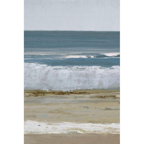 Spindrift 2 B Black Modern Wood Framed Art Print by Gold, Caroline