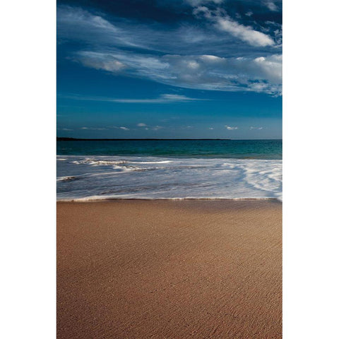 Calm Waters I Black Modern Wood Framed Art Print with Double Matting by Frates, Dennis