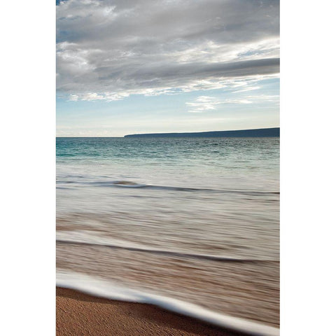 Calm Waters III Black Modern Wood Framed Art Print with Double Matting by Frates, Dennis