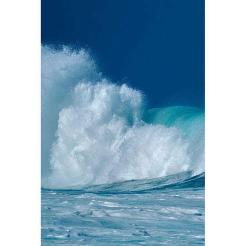 Breaking Waves I Black Modern Wood Framed Art Print by Frates, Dennis