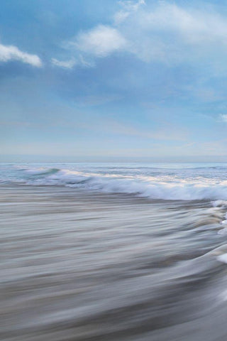 Seafoam I Black Ornate Wood Framed Art Print with Double Matting by Celebrate Life Gallery