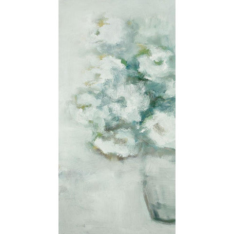 Whisper I White Modern Wood Framed Art Print by Ellens, Jacqueline