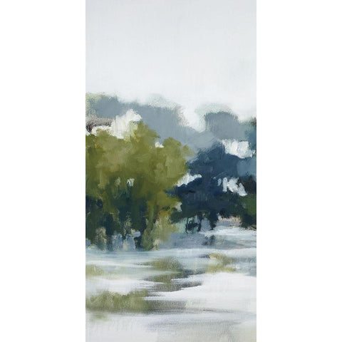 Reflections A White Modern Wood Framed Art Print by Ellens, Jacqueline