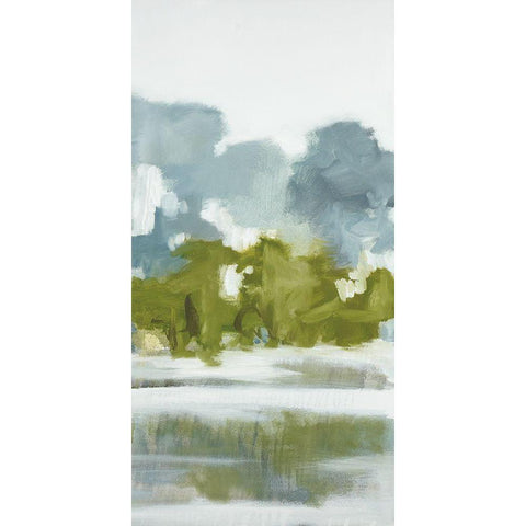 Reflections C Black Modern Wood Framed Art Print by Ellens, Jacqueline