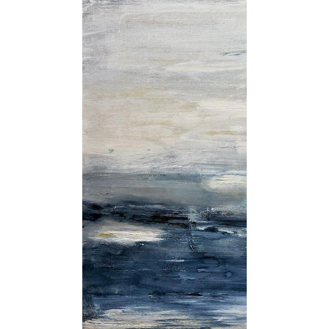 Oceania I White Modern Wood Framed Art Print by Snow, Aerial