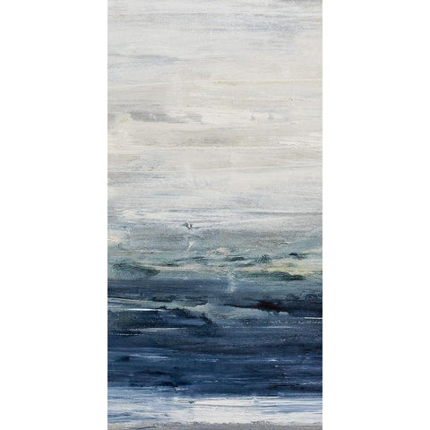 Oceania II White Modern Wood Framed Art Print by Snow, Aerial