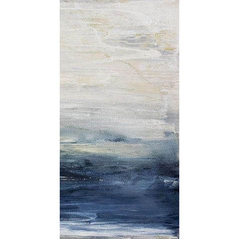 Oceania III White Modern Wood Framed Art Print by Snow, Aerial