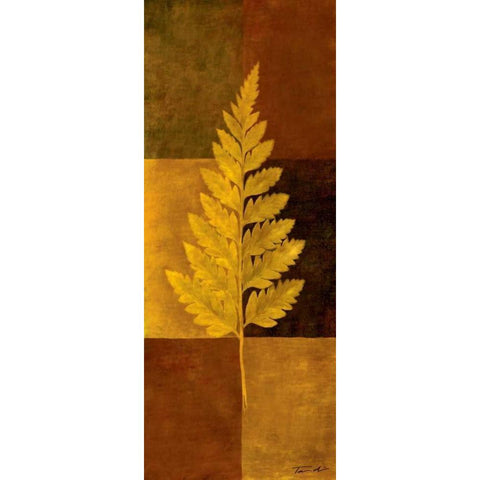 Woodland Impressions II Black Modern Wood Framed Art Print with Double Matting by Venter, Tandi