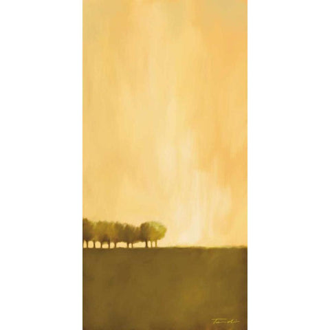 Cluster of Trees I Gold Ornate Wood Framed Art Print with Double Matting by Venter, Tandi