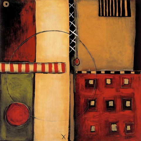 In Motion Black Modern Wood Framed Art Print with Double Matting by St.Germain, Patrick