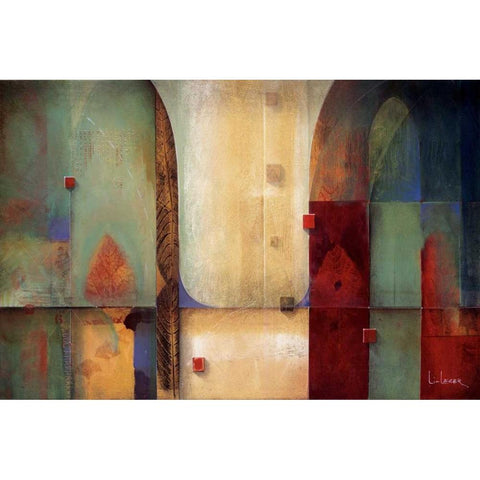Orchestration Black Modern Wood Framed Art Print by Li-Leger, Don