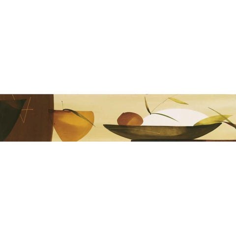 Sencillez Oriental I Black Modern Wood Framed Art Print by Abellan, Lola