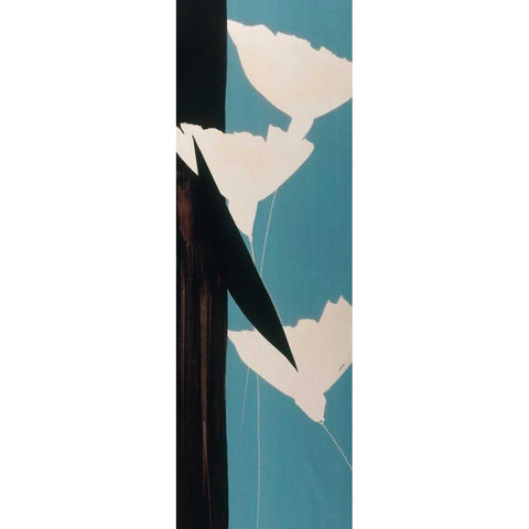 Spring at Last II Black Modern Wood Framed Art Print by Abellan, Lola