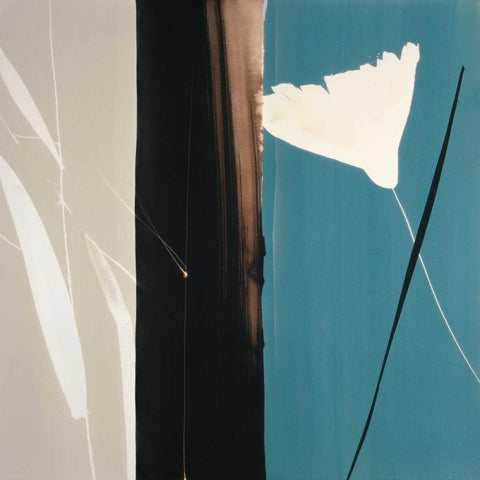 Divine Black Modern Wood Framed Art Print with Double Matting by Abellan, Lola