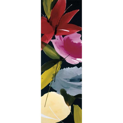 When the Wind Blows I Black Modern Wood Framed Art Print with Double Matting by Abellan, Lola