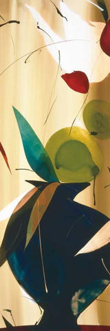 Exotico Oooh II Black Ornate Wood Framed Art Print with Double Matting by Abellan, Lola