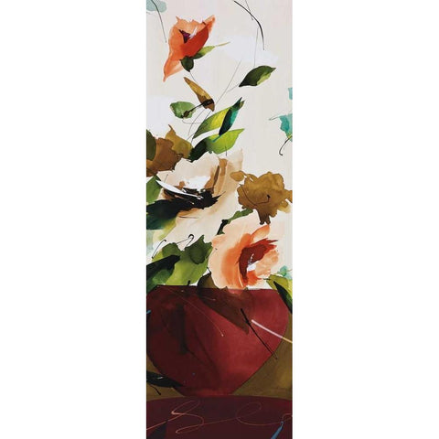 Sensitivity White Modern Wood Framed Art Print by Abellan, Lola