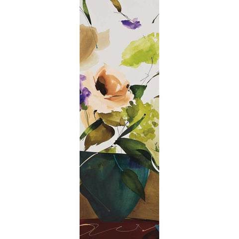 Sentiment White Modern Wood Framed Art Print by Abellan, Lola