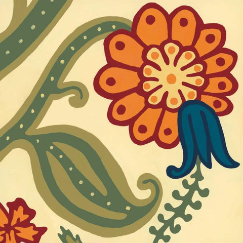 Wallflower I Gold Ornate Wood Framed Art Print with Double Matting by Anderson , Lee