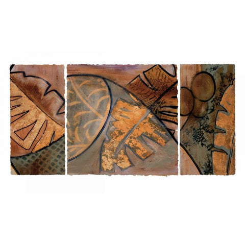 Tropical Journey II Gold Ornate Wood Framed Art Print with Double Matting by Bernsen, Leslie