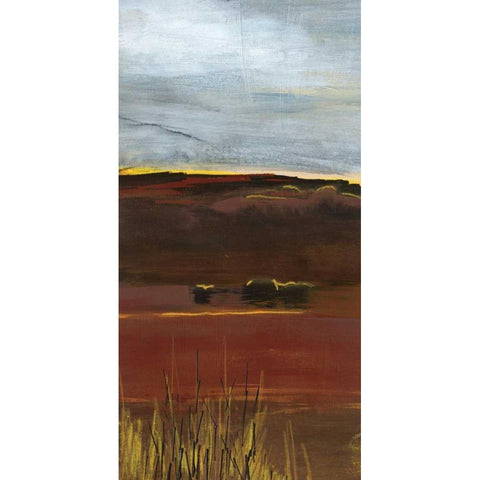 East Prairie Black Modern Wood Framed Art Print with Double Matting by Bernsen, Leslie