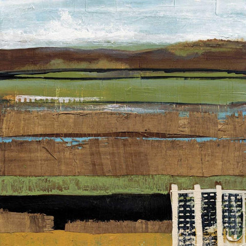 Grazing Range I Black Modern Wood Framed Art Print by Bernsen, Leslie