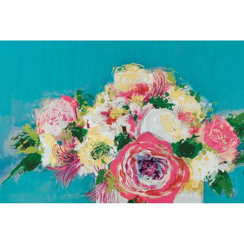 First Blooms White Modern Wood Framed Art Print by Bernsen, Leslie