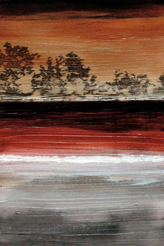 Castashore White Modern Wood Framed Art Print with Double Matting by Blake, W.