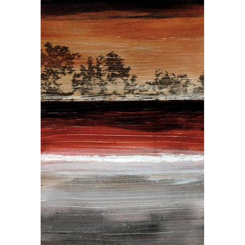 Castashore Black Modern Wood Framed Art Print with Double Matting by Blake, W.