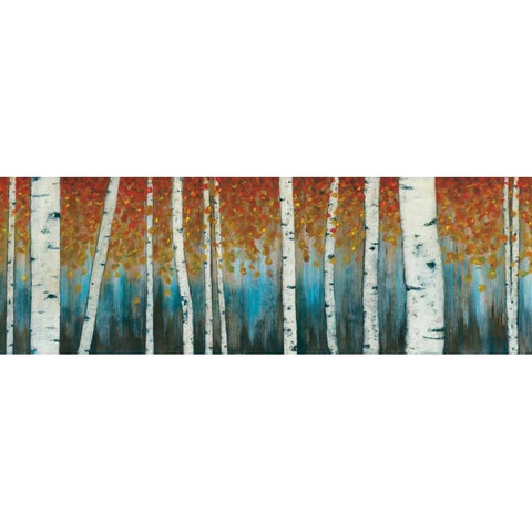 Birch Haven Gold Ornate Wood Framed Art Print with Double Matting by Blake, W.