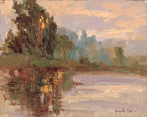 Jewels of the Wetlands Series One Black Ornate Wood Framed Art Print with Double Matting by Curt, Brigitte