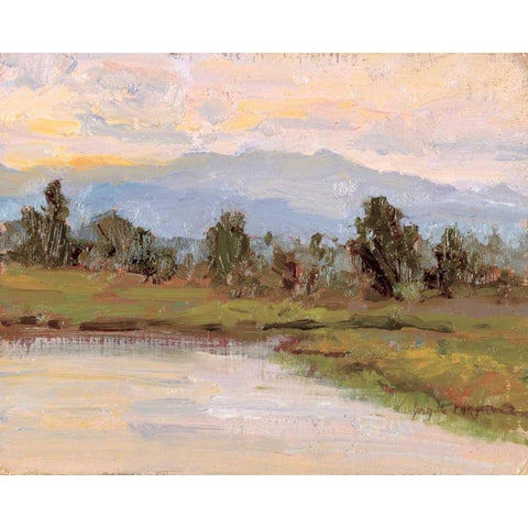 Jewels of the Wetlands Series One Black Modern Wood Framed Art Print by Curt, Brigitte