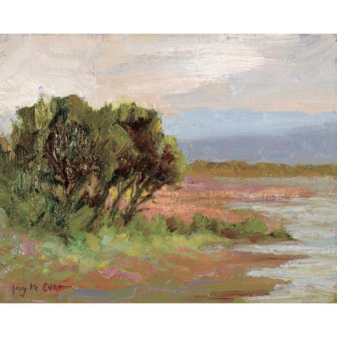 Jewels of the Wetlands Series One Gold Ornate Wood Framed Art Print with Double Matting by Curt, Brigitte