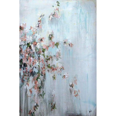 Wilting Away Black Modern Wood Framed Art Print with Double Matting by Cole, Macy