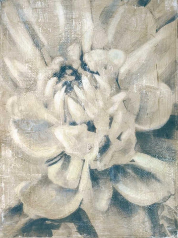 Glam II White Modern Wood Framed Art Print with Double Matting by DAguiar, Stacy