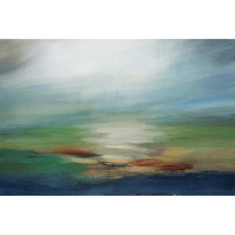 First Light Black Modern Wood Framed Art Print by DAguiar, Stacy