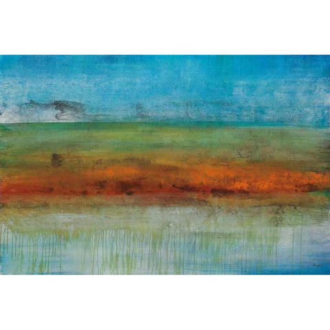 Brisbane Black Modern Wood Framed Art Print by Foreman, Brent