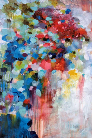 Summer Symphony Black Ornate Wood Framed Art Print with Double Matting by Foreman, Brent