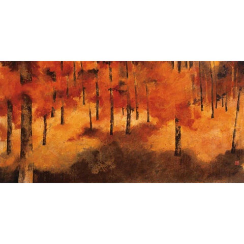 Ive Been Here Many Times Before Black Modern Wood Framed Art Print with Double Matting by Ferrari, Claudia