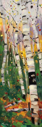 Tango Black Ornate Wood Framed Art Print with Double Matting by Forsythe, Graham